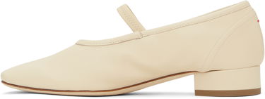 Грижа за обувките Aeyde Aeyde Pippa Leather Ballerina Flats Бежово | A11-FL-GLVR25RO126-SS25-100-007, 2