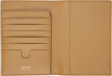 Портфейл Tom Ford Tom Ford T Line Nubuck Passport Holder Бежово | Y0274-LCL449G, 2