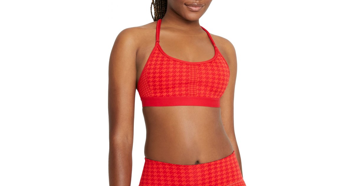 Сутиен Nike Nike Dri-FIT Indy Icon Clash Sports Bra Червено | dd1086-673, 1