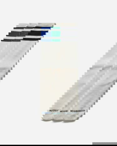 Чорапи Neighborhood 3-Pack Classic Socks Бяло | 251KWNH-UWM01 WH, 0