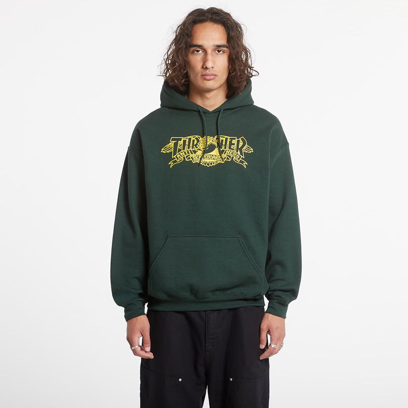 Суитчър Thrasher Sweatshirt Hood Mag Banner For. Green Зелено | 145517 Green