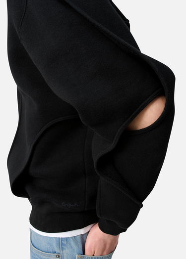 Суитчър AXEL ARIGATO Linear Cut-out Sweatshirt Черно | A3423002, 5