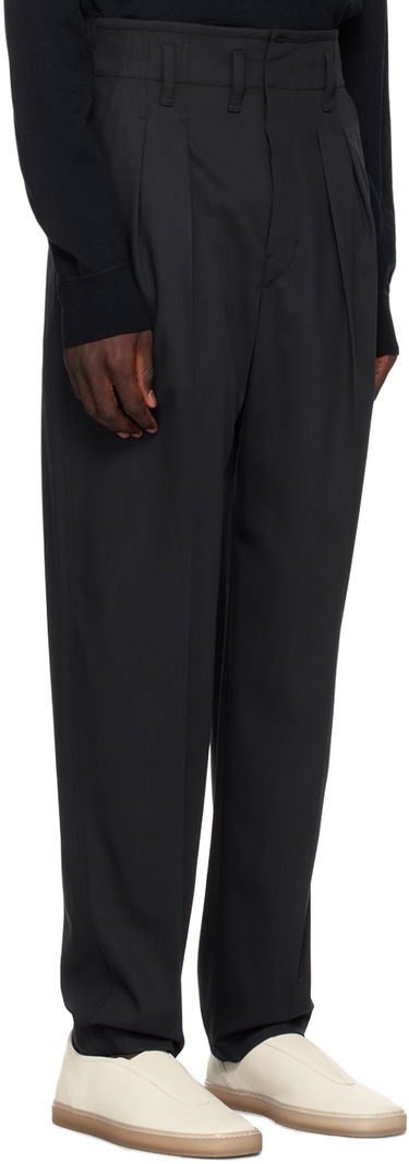 Панталони LEMAIRE LEMAIRE Pleated Trousers Черно | PA1084 LF1210, 4