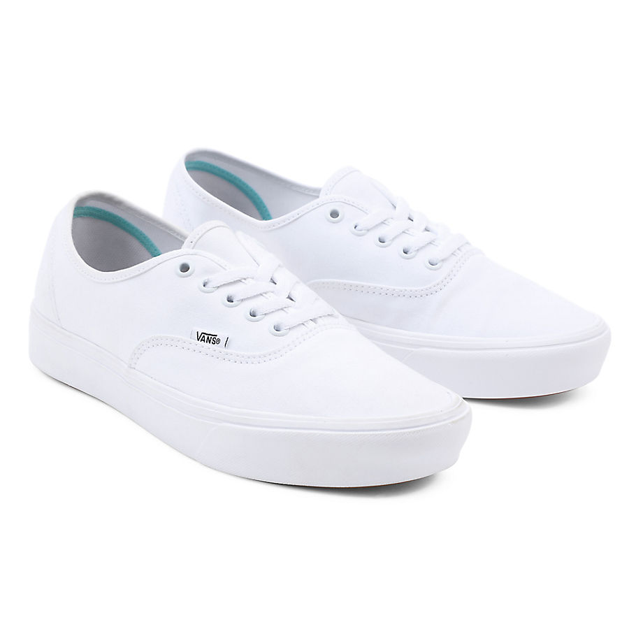Кецове и обувки Vans Classic Comfycush Authentic Бяло | VN0A3WM7VNG, 0