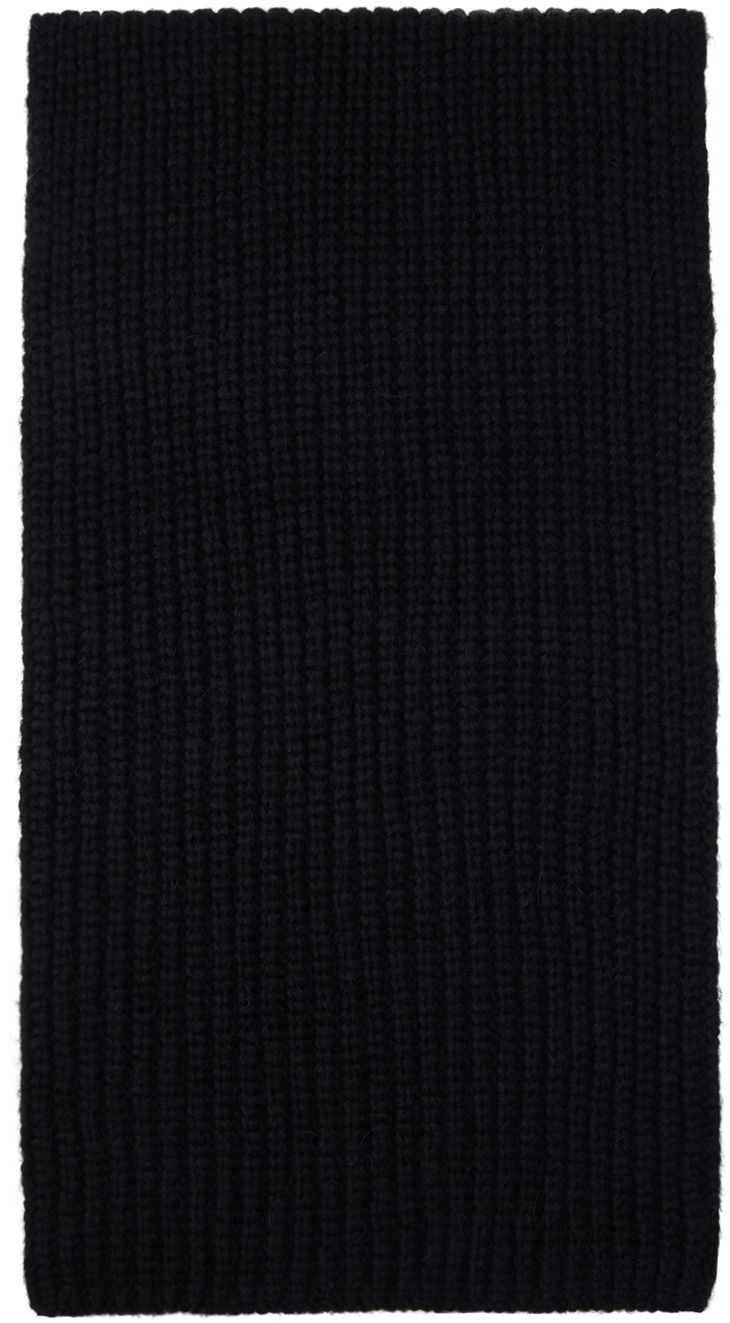 Шал Anine Bing Hannah Knitted Scarf Черно | A-12-3182-000, 1