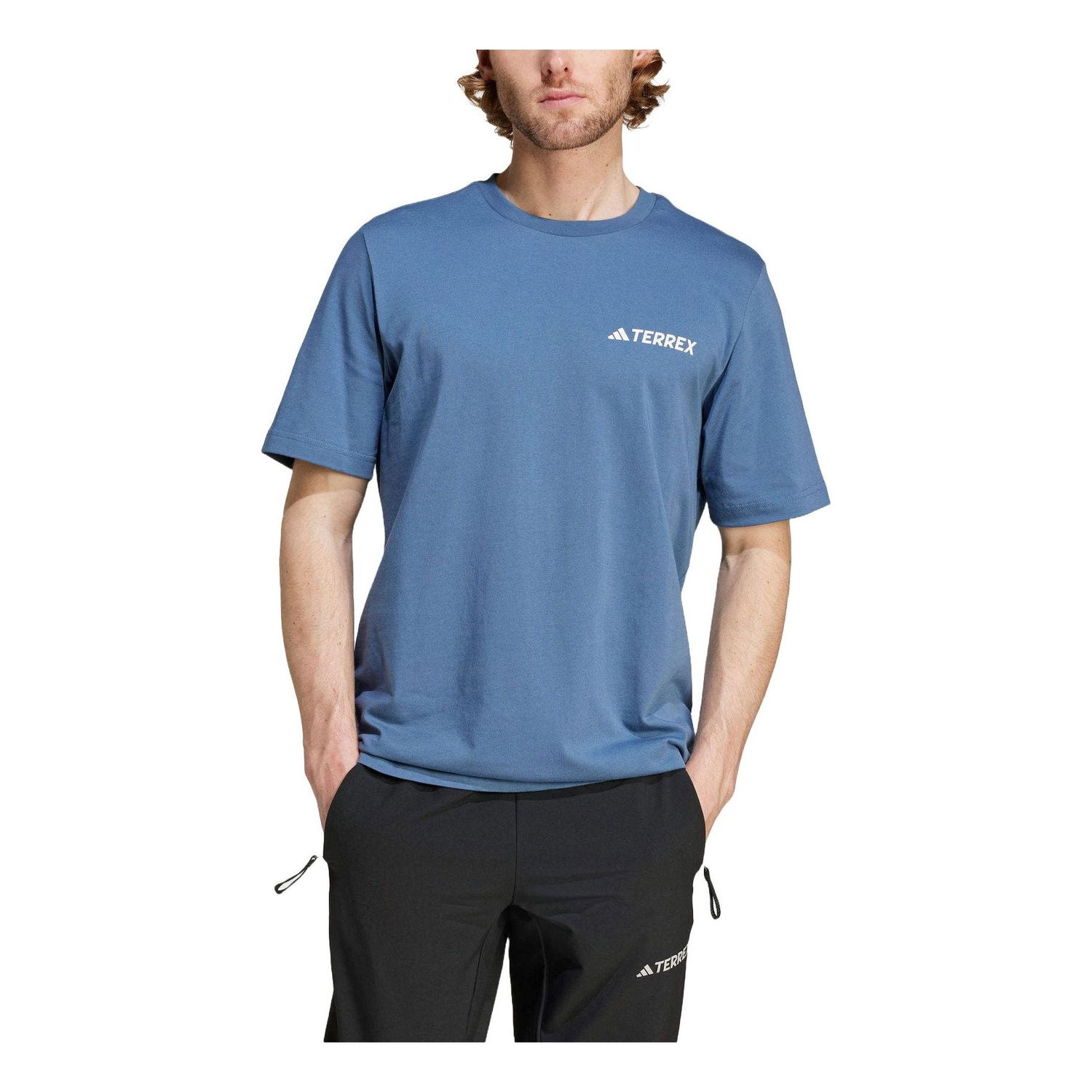 Тениска adidas Originals Terrex Back Graphic T-Shirt Синьо | IW2722, 0