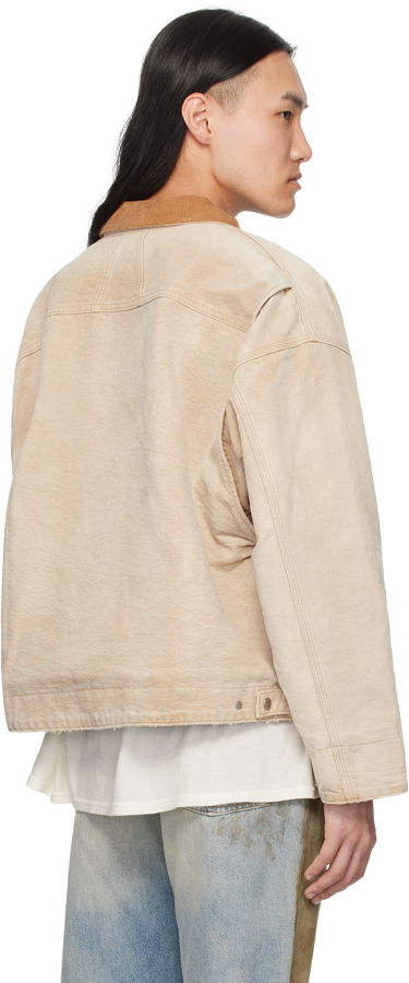 Яке Rhude Rhude Logo Workwear Jacket Бежово | RHSS25JA01456, 2
