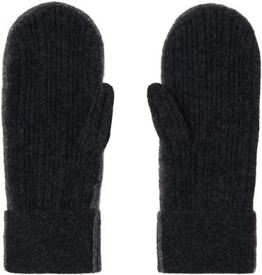 Ръкавици GANNI GANNI Cashmere Blend Knit Mittens Сиво | A6490, 1