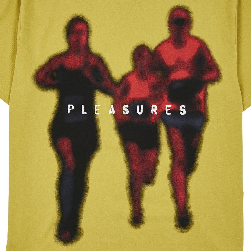 Тениска Pleasures Leader Heavyweight Tee Жълто | P22SU011, 1