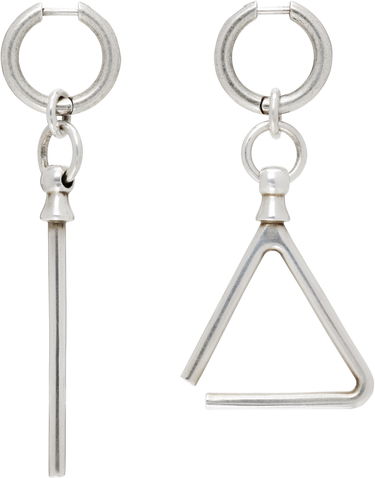 Обеци Ann Demeulemeester Ann Demeulemeester Adelena Silver-Tone Metal Drop Earrings Металик | B0013041-JW020-070, 0