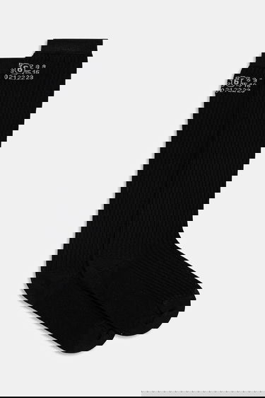 Чорапи Maison Margiela MM6 Maison Margiela Ribbed Socks Черно | S62TL0045.M13204.900, 0