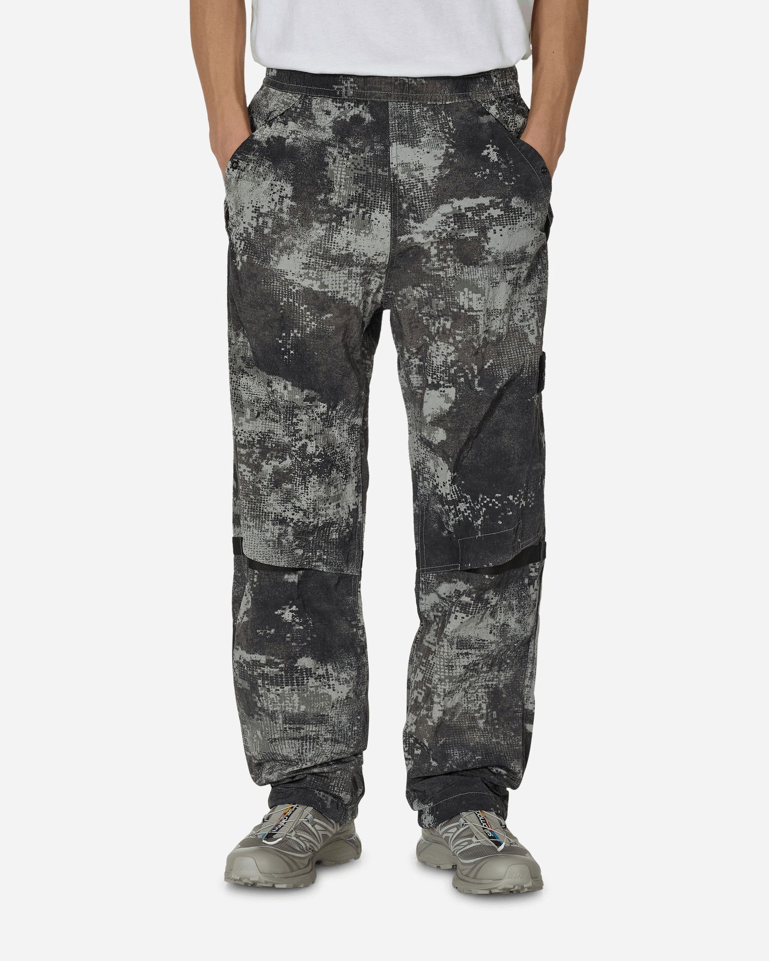 Панталони Stone Island Printed Shell Pants Сиво | 8015662E1 V0060, 1