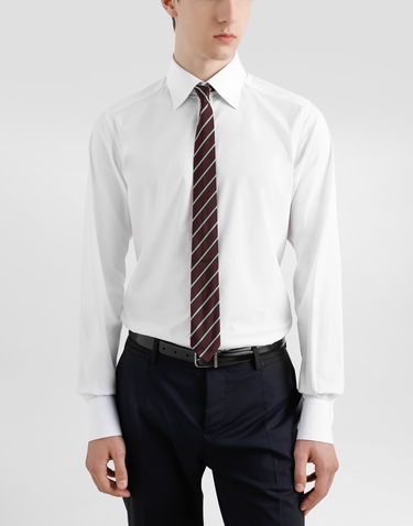 Колани Dolce & Gabbana Dolce & Gabbana Striped Jacquard Tie Кафяво | GT149EG0JYTS9002, 1