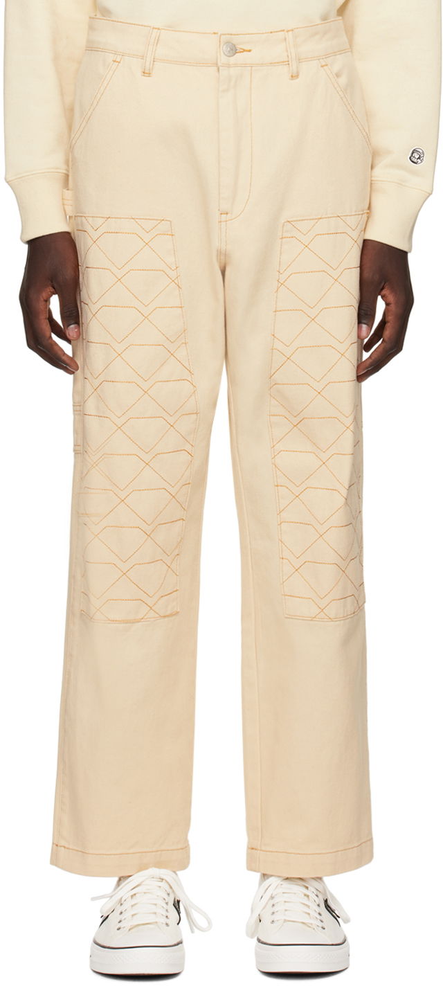 Панталони BILLIONAIRE BOYS CLUB Diamonds & Dollars Trousers Бежово | B23414, 0