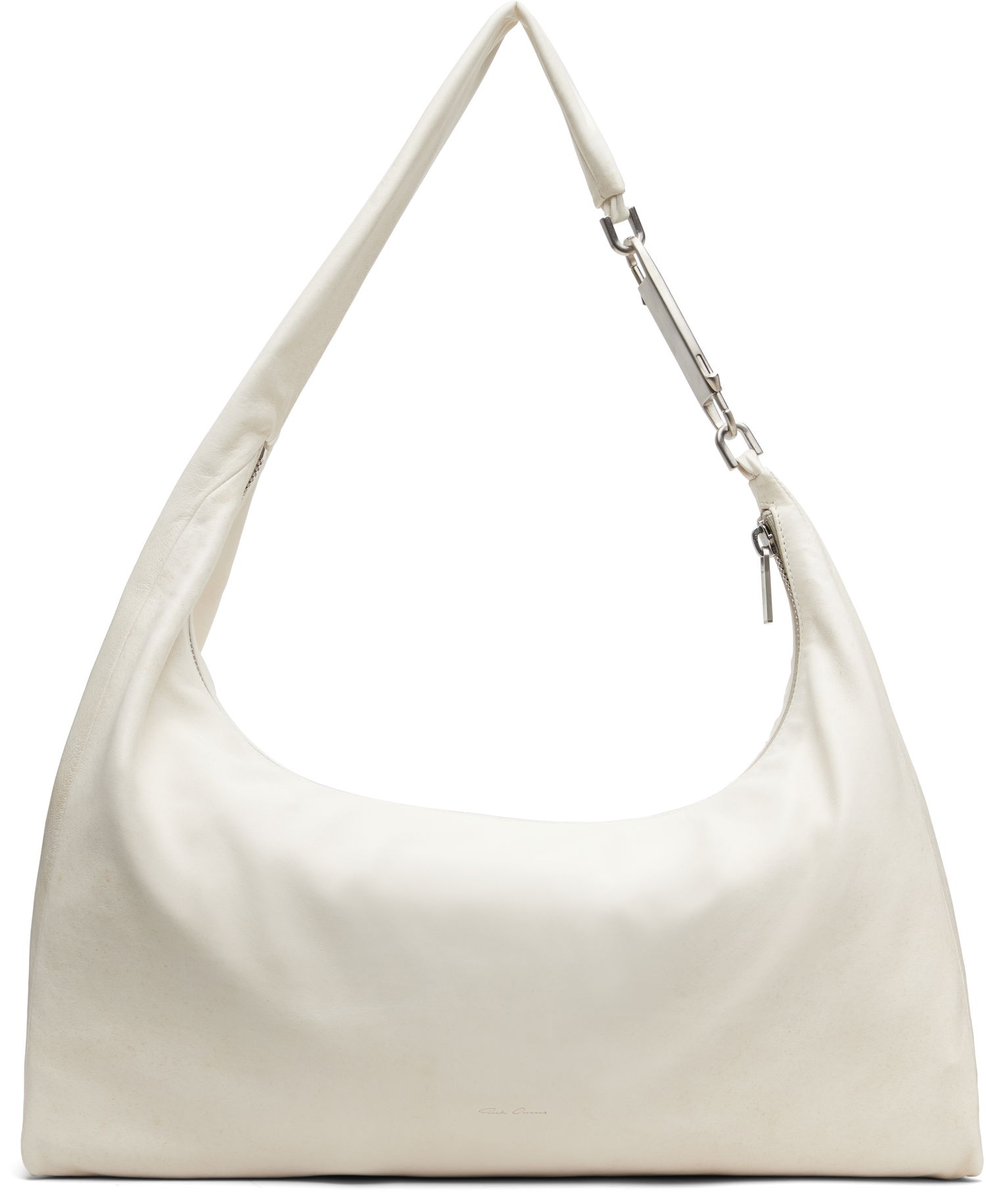 Чанта през рамо Rick Owens Concordians Cropped Gemini Bag Бяло | RR02E1428 LBH, 0
