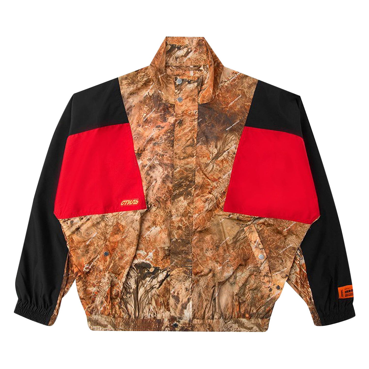 Яке HERON PRESTON Camouflage Track Jacket Червено | HMEA026S197410138888, 1
