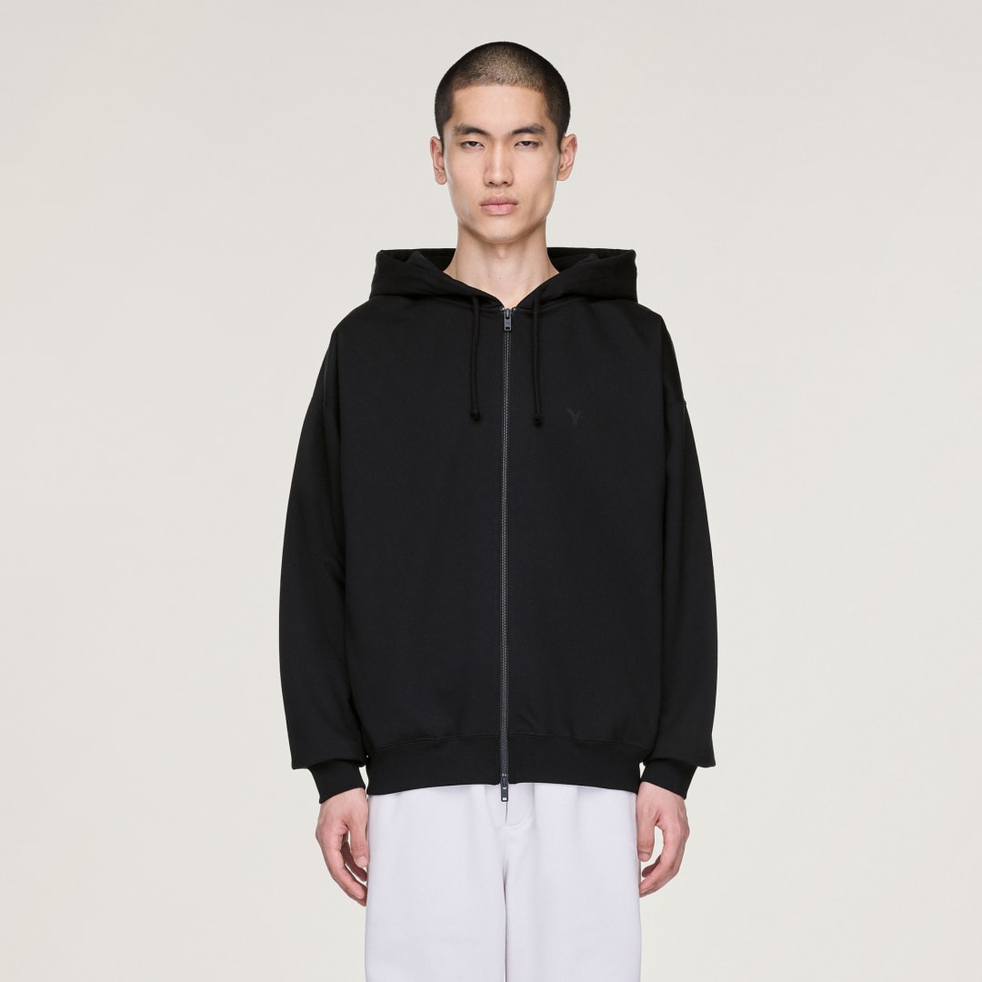 Суитчър adidas Performance Y-3 Brushed Terry Zip Hoodie Черно | KA3107, 0