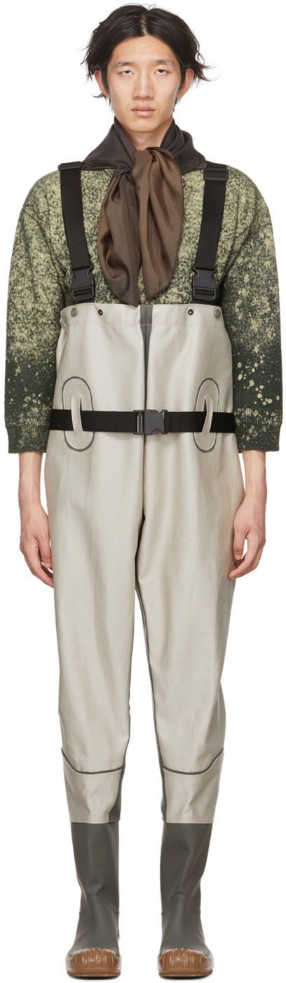 Панталони Maison Margiela Maison Margiela Leather Waders Бежово | S37WW0108 P4679, 0