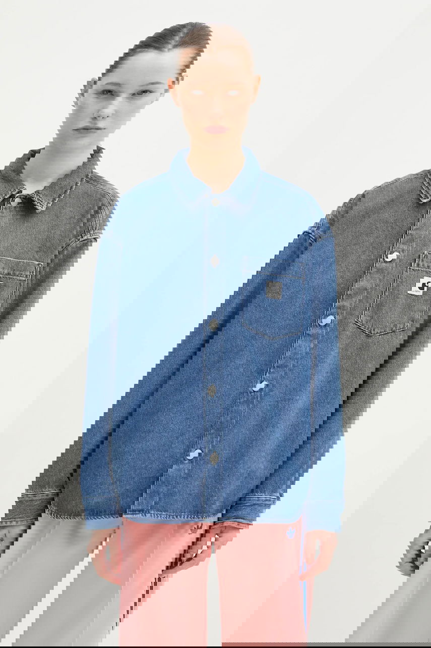 Яке Carhartt WIP Denim Alta Shirt Jac Transitional Синьо | I033344.106, 0