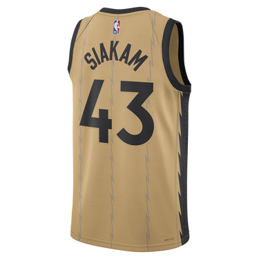 Фланелка Nike Dri-FIT NBA Swingman Jersey Pascal Siakam Toronto Raptors City Edition 2023/24 Бежово | DX8520-746, 1