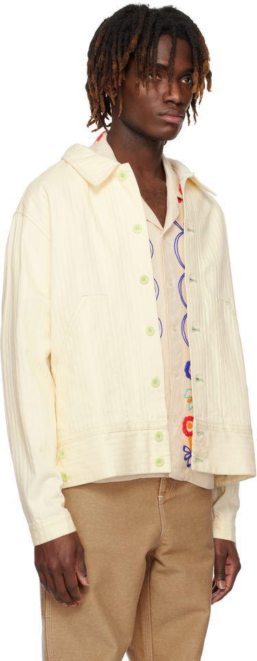 Яке Bode Bode Greenskeeper Knolly Brook Jacket Жълто | MRS25JA006, 1