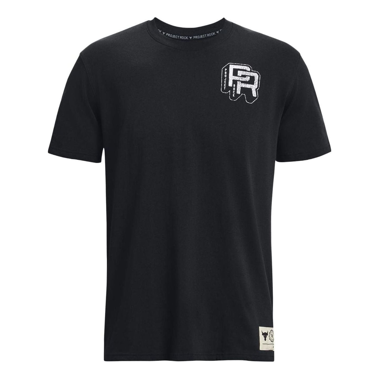 Тениска Under Armour Project Rock Heavyweight Training Short Sleeve T-Shirt Черно | 1379114-001, 0