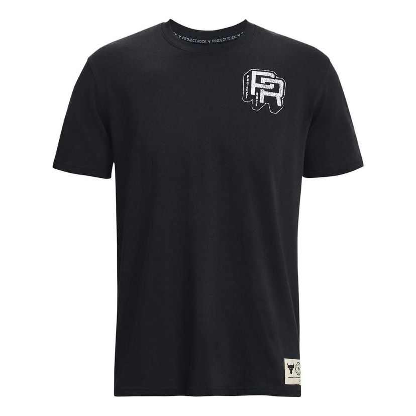 Тениска Under Armour Project Rock Heavyweight Training Short Sleeve T-Shirt Черно | 1379114-001