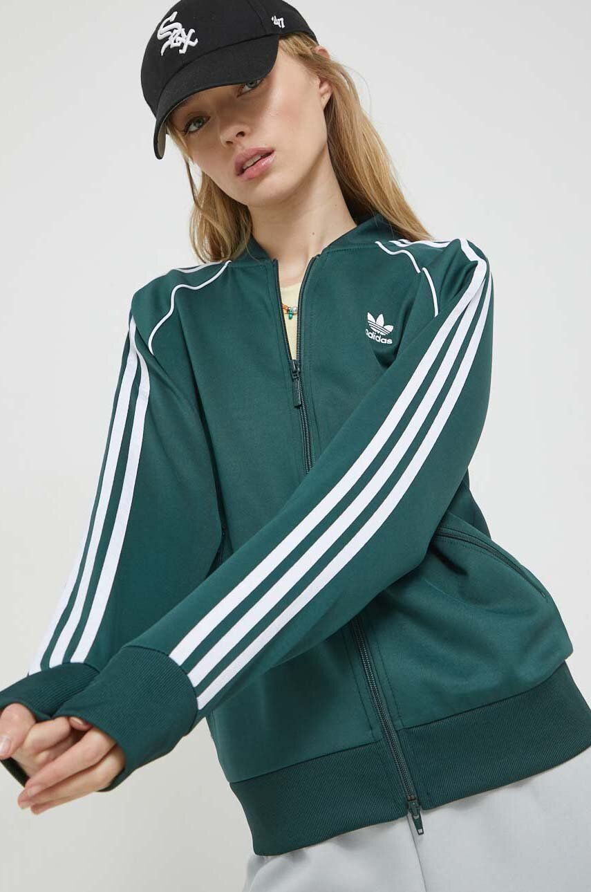 Суитчър adidas Originals Primeblue SST Track Jacket Зелено | HN5890, 0