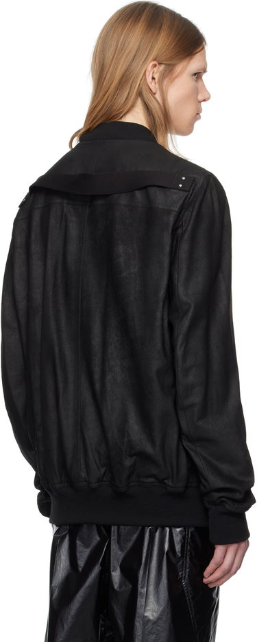 Яке бомбър Rick Owens Rick Owens Hollywood Classic Flight Leather Jacket Черно | RU01E5778 LBA, 2