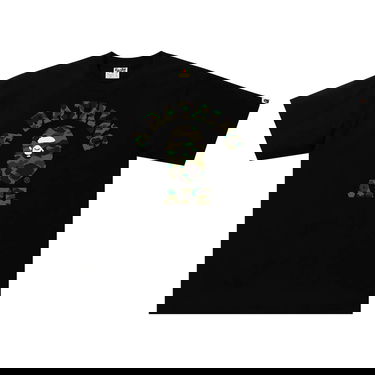 Тениска BAPE 1st Camo College Relaxed Tee Черно | 1H30 110 009 BLACK GREEN, 1