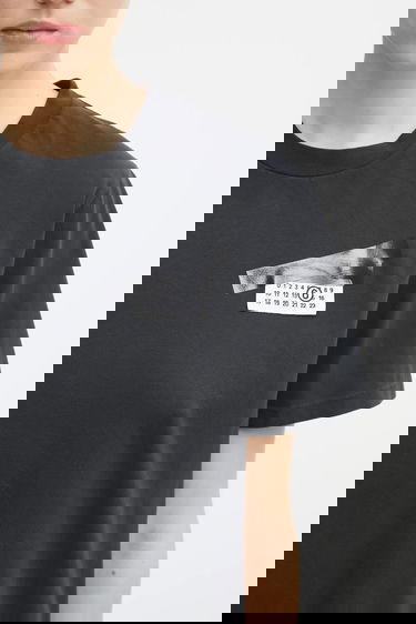 Тениска Maison Margiela MM6 Maison Margiela Number Patch T-Shirt Черно | S62GD0210.M20115.900, 3