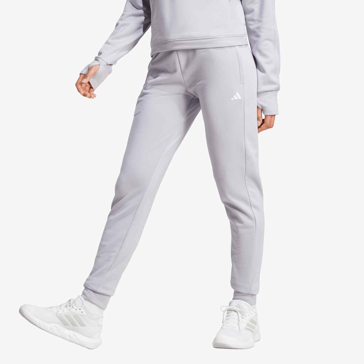 Спортни панталони adidas Performance AEROREADY Game and Go Tapered Fleece Joggers Лилаво | IX5060, 1