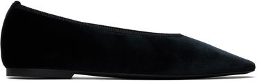Кецове и обувки TOTEME TOTEME Minimalist Velvet Ballerina Flats Черно | 251-WAS0218-FB0361, 0