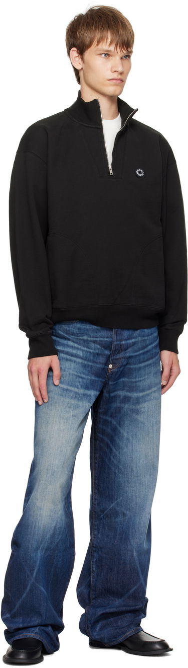 Суитчър KENZO Kenzo Paris 'Boke Flower 2.0' Embroidered Quarter-Zip Sweatshirt Черно | FF55SW2414MC, 3