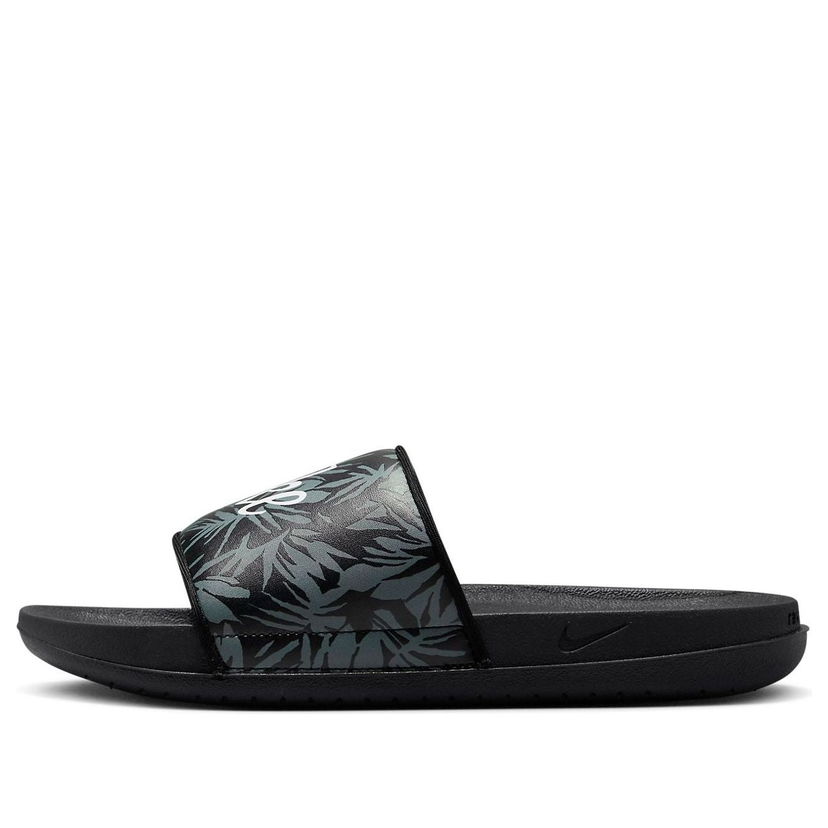 Кецове и обувки Nike Offcourt Slides 'Tropical Leaf Print' Черно | DV8355-001