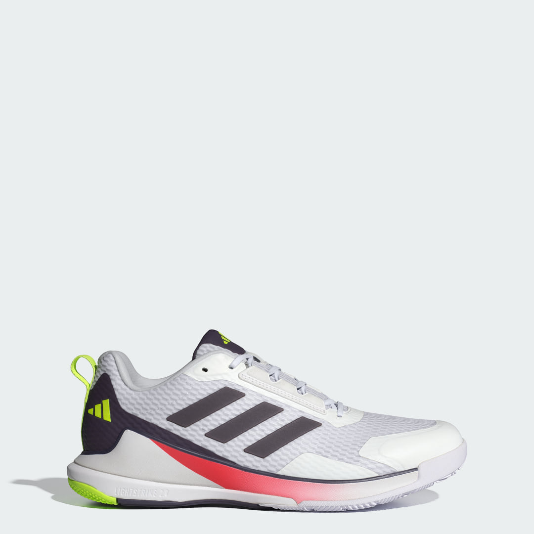 Кецове и обувки adidas Performance Novaflight 2 Indoor Бяло | JQ9206, 0