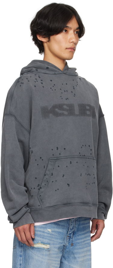 Суитчър Ksubi Ksubi Blasted Ekcess Hoodie Сиво | MPF25FL005, 1
