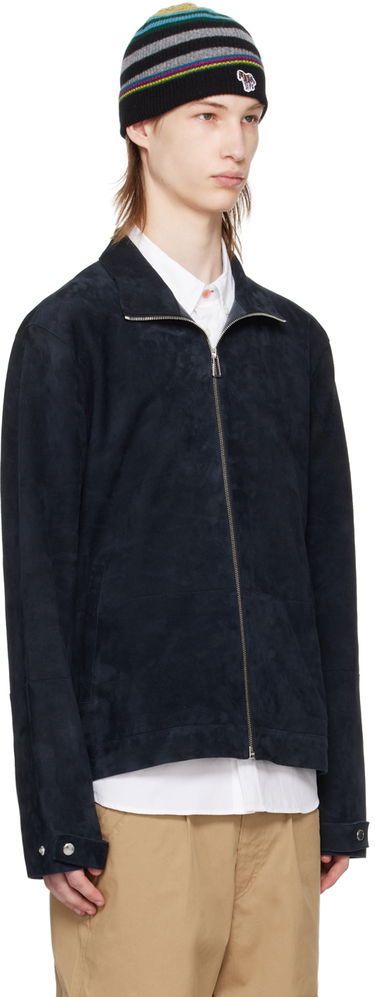 Яке Paul Smith PS Paul Smith Zip Suede Jacket Тъмно синьо | M2R-711YL-M21985-49, 1