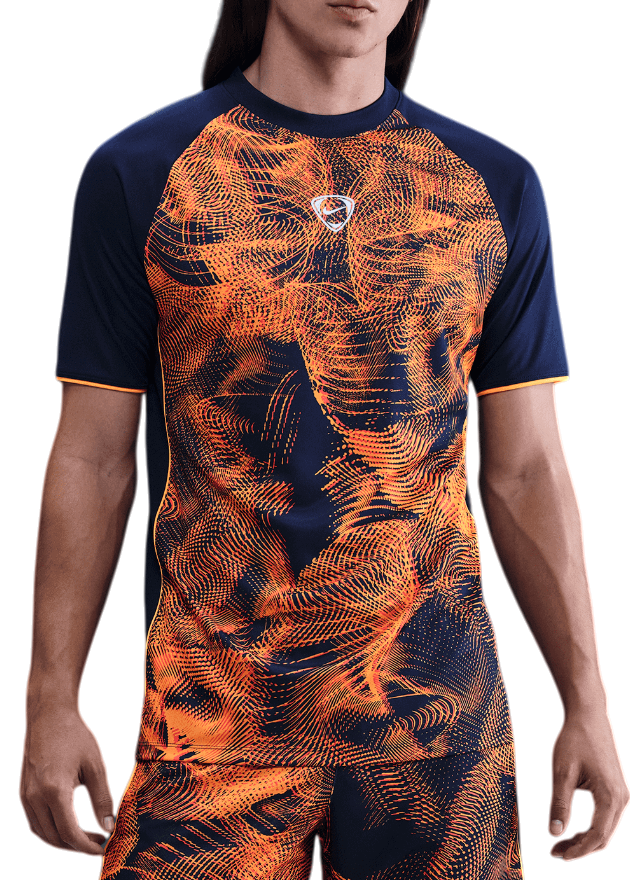 Тениска Nike Dri-FIT Academy+ All Over Print Training T-Shirt Тъмно синьо | hv1824-494, 0