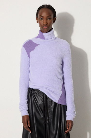 Пуловер Maison Margiela Turtleneck Knit Sweater Лилаво | S62HA0088.M13073, 0