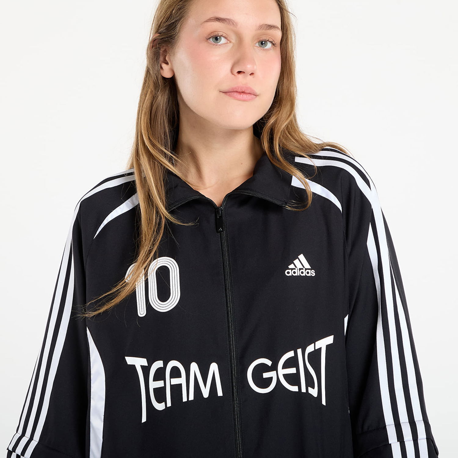 Яке adidas Originals Adilenium Season 4 Teamgeist Oversized Track Jacket Черно | KE7569, 1