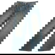 Big Boy Wide Leg Distressed Denim Jeans