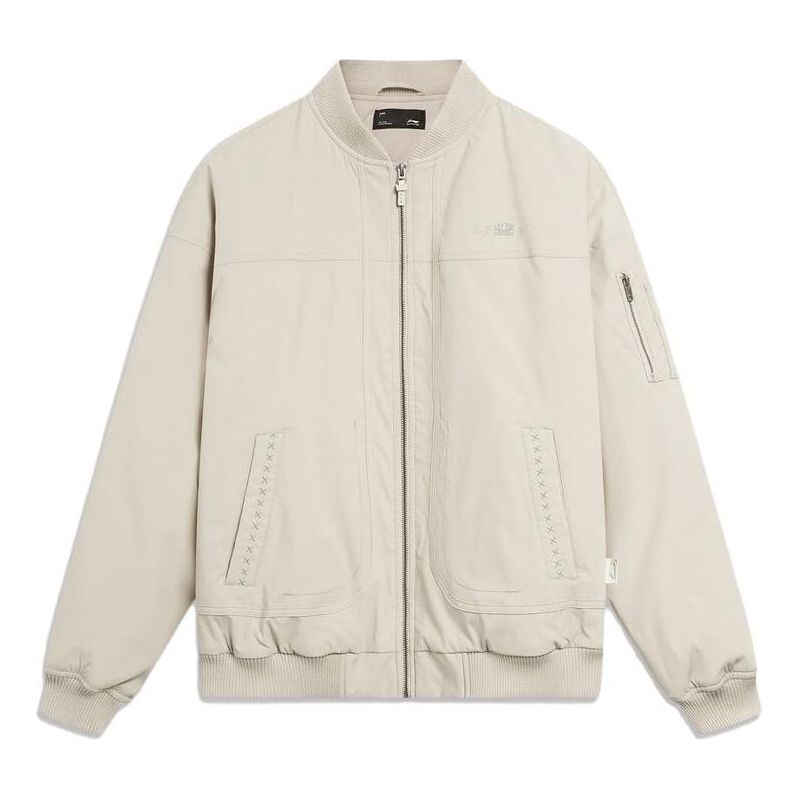 Яке бомбър Li-Ning Culture Bomber Jacket Бежово | AJMT095-1, 0