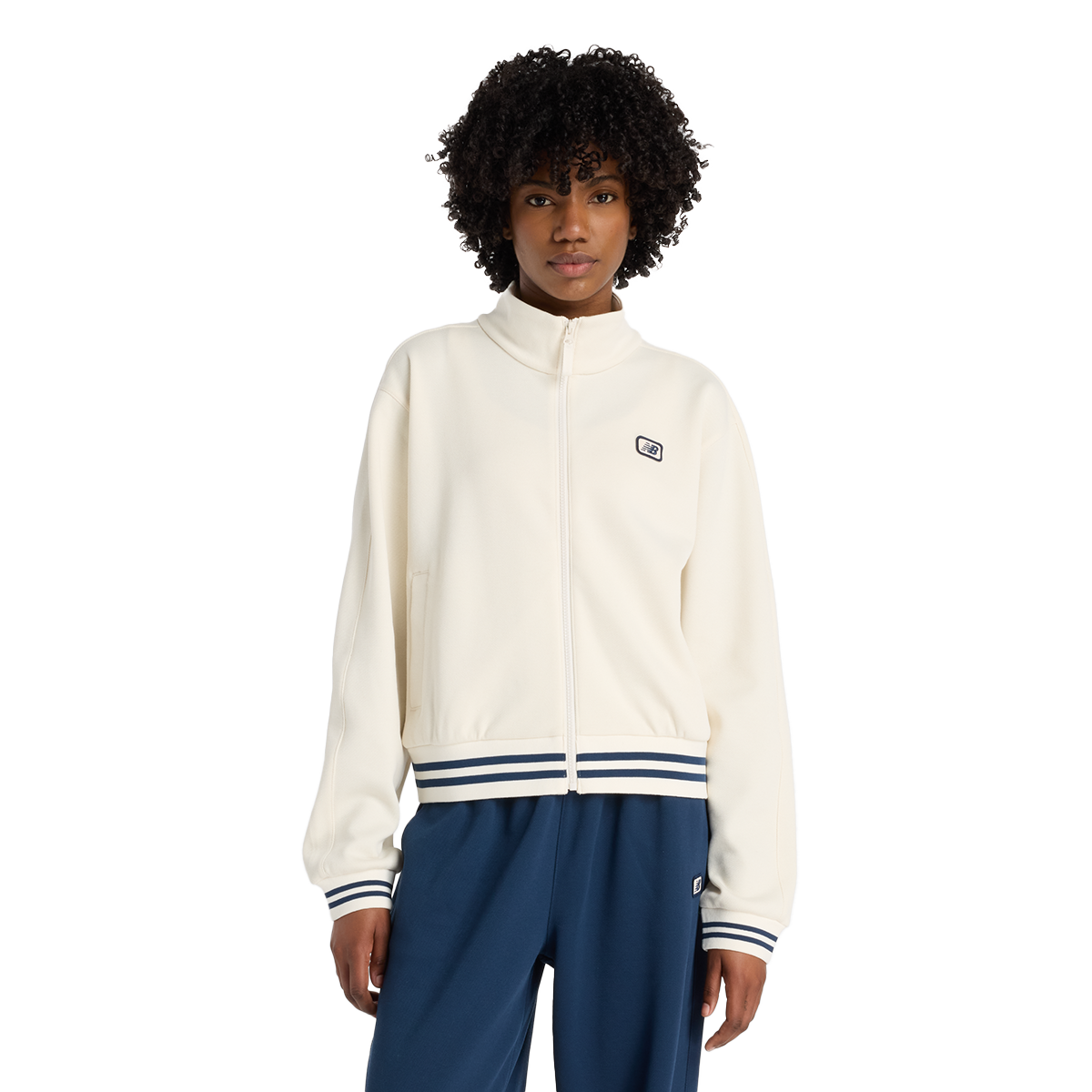 Яке New Balance Post Season Track Jacket Бяло | WJ53505-PEF, 0