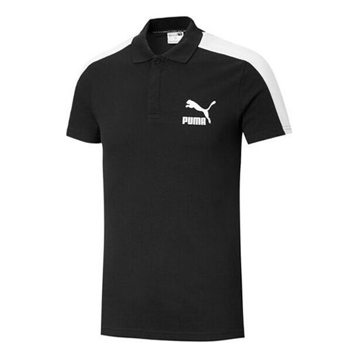 Поло тениска Puma Iconic T7 Men's Polo Shirt Черно | 598250-01, 0
