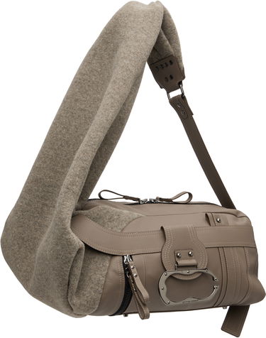 Чанта през рамо Ottolinger Ottolinger Wool Leather Bag Сиво | 126-901526-01, 1