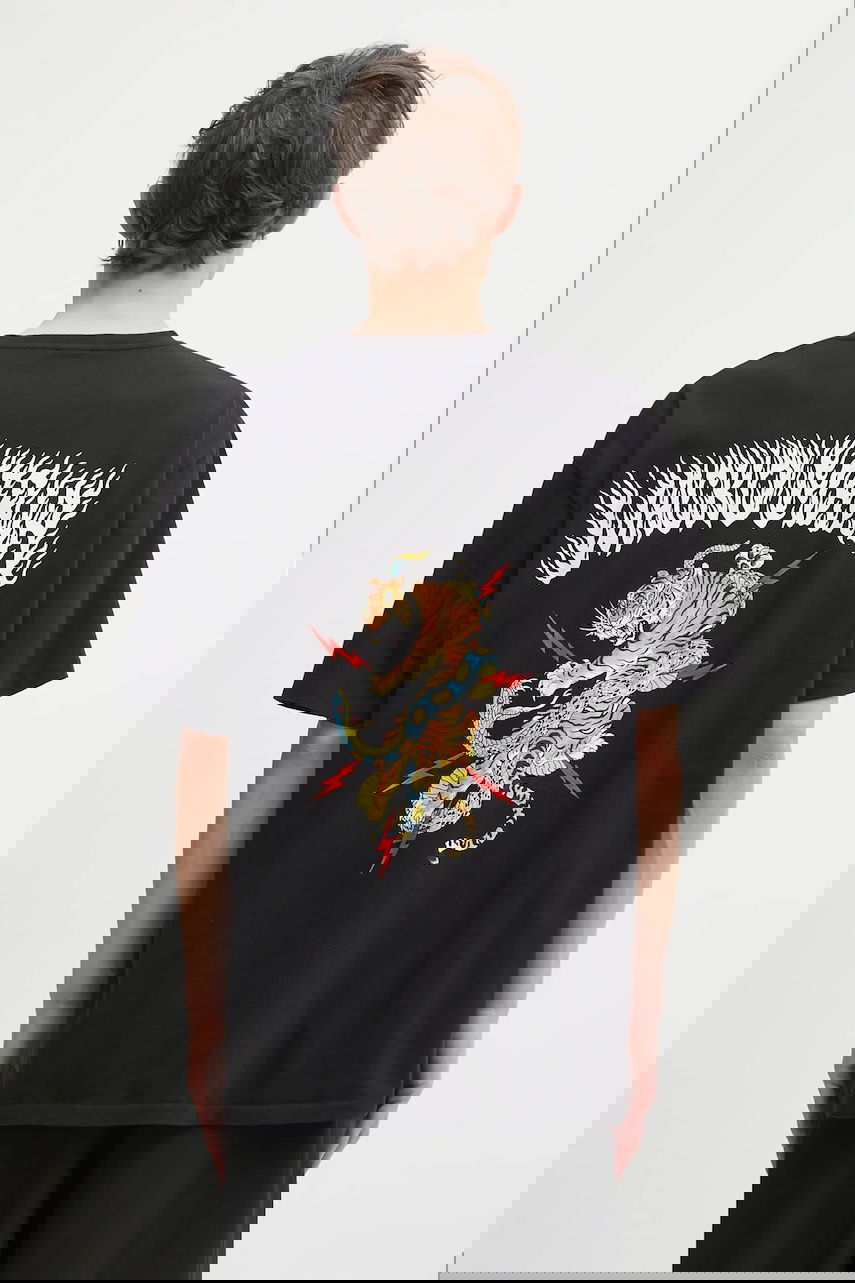 Тениска WACKO MARIA Graphic T-Shirt with Tiger and Snake Print Черно | 25FW.WMT.WT04, 0