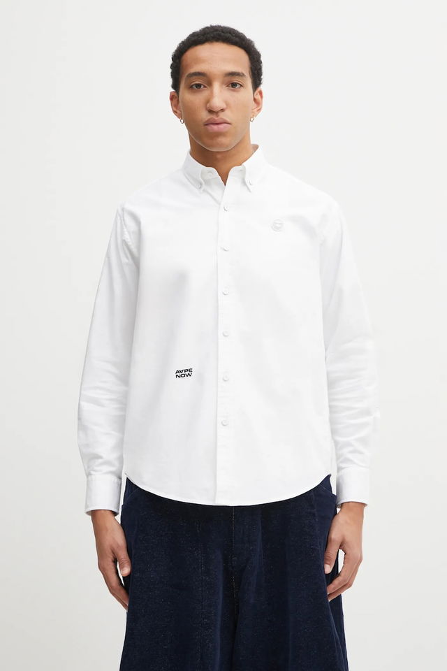 AAPE Now Cotton Regular Button-Down Shirt