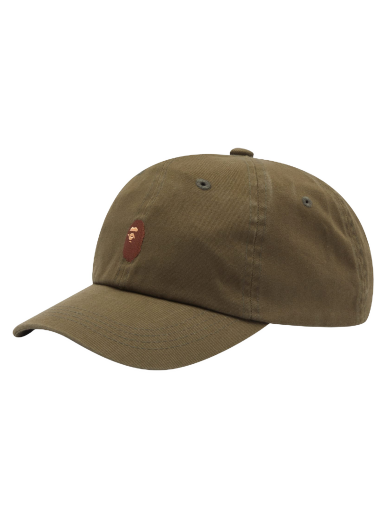 Шапка с козирка BAPE One Point Panel Cap Olive Drab Зелено | 001CPJ301013M-OD