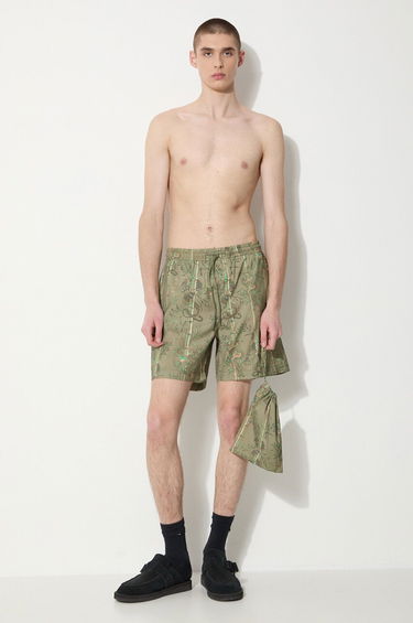 Бански Maharishi Maharishi Dragon Bamboo Swim Shorts Зелено | 1272.OLIVE, 1